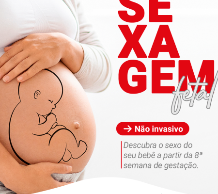 Quer saber o sexo do bebê ? Realize conosco sua Sexagem Fetal!
