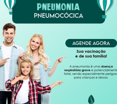 Proteja-se contra a Pneumonia!