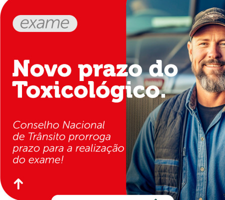 Toxicológico, Prazo estendido!
