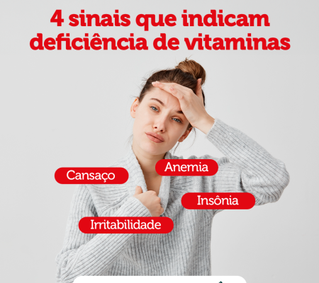 Você sabia que a falta de vitaminas pode causar prejuízos à saúde? 