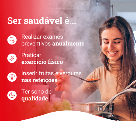 Ser saudável é....